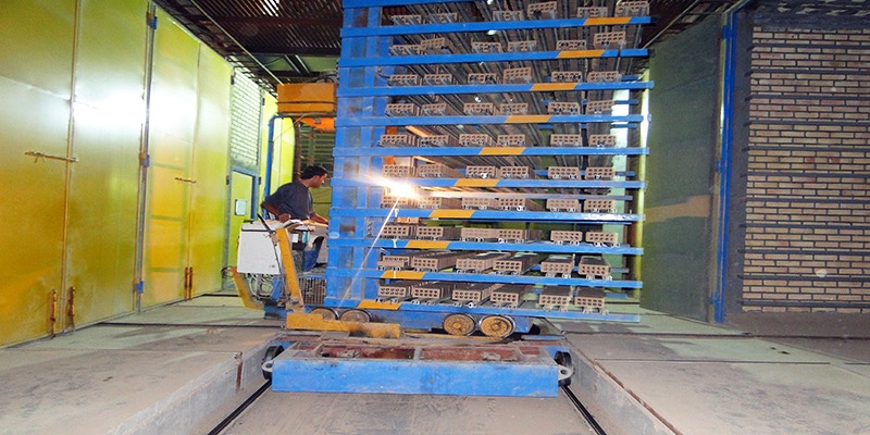 brick factory in qom کارخانه آجر ماشینی در قم